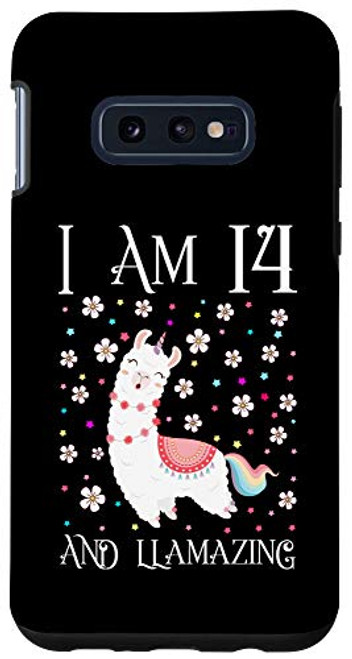 Galaxy S10e I am 14 Years Old and Llamazing Happy 14th Birthday Gift Case Galaxy S10e I am 14 Years Old and Llamazing Happy 14th Birthday Gift Case