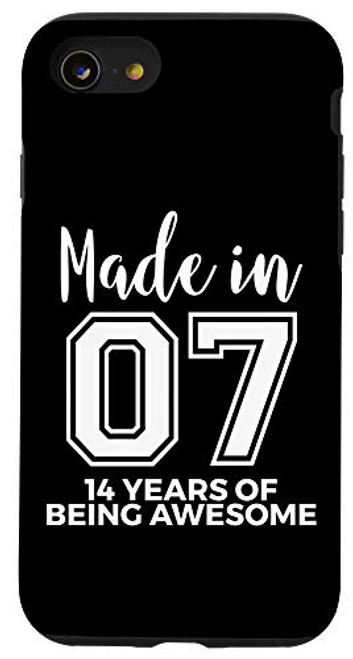 iPhone SE 2020 7 8 14th Birthday Born In 2007 Awesome 14 Year Old Gift Case iPhone SE 2020 7 8 14th Birthday Born In 2007 Awesome 14 Year Old Gift Case
