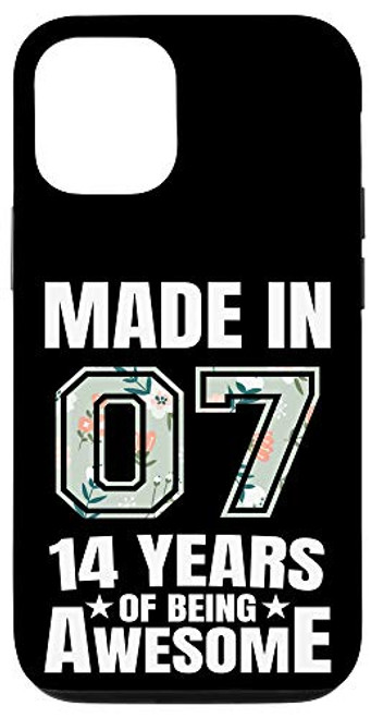 iPhone 12 12 Pro 14th Birthday Born In 2007 Awesome 14 Year Old Gift Case iPhone 12 12 Pro 14th Birthday Born In 2007 Awesome 14 Year Old Gift Case
