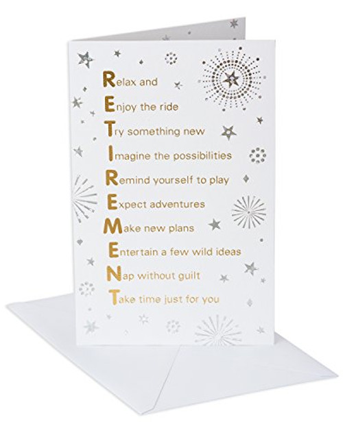 American Greetings Time of Your Life Retirement Congratulations Card with Foil American Greetings Time of Your Life Retirement Congratulations Card with Foil