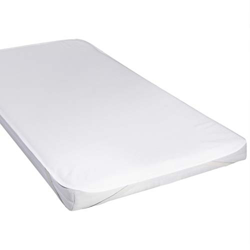 Fitted Crib Sheet Waterproof Mattress Cover Hypoallergenic Cotton Baby Mattress Pad for Standard Crib by YOOFOSS