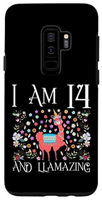 Galaxy S9Plus I am 14 Years Old and Llamazing Llama Happy 14th Birthday Case Galaxy S9Plus I am 14 Years Old and Llamazing Llama Happy 14th Birthday Case