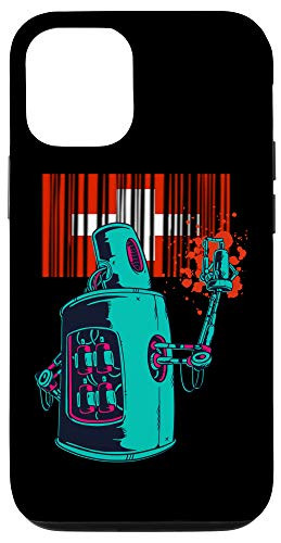 iPhone 12 12 Pro Switzerland Heritage Swiss Roots Robot Spray Paint Case