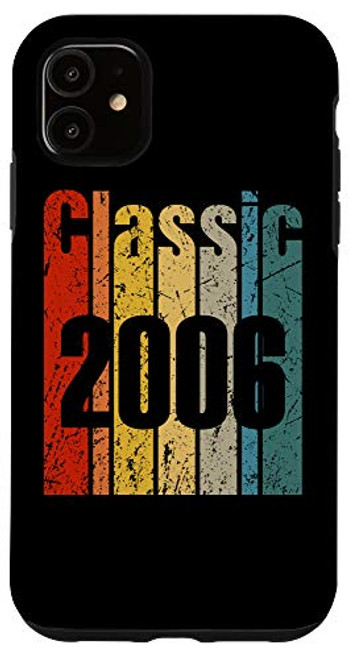 iPhone 11 Classic 2006 14 Years Old Retro 14th Birthday Gift Born 2006 Case iPhone 11 Classic 2006 14 Years Old Retro 14th Birthday Gift Born 2006 Case