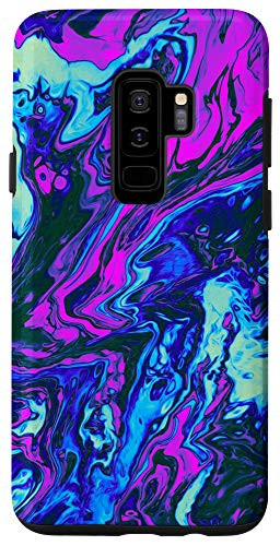 Galaxy S9Plus Trippy Psychedelic Paint Drip galaxy colors gift phone Case