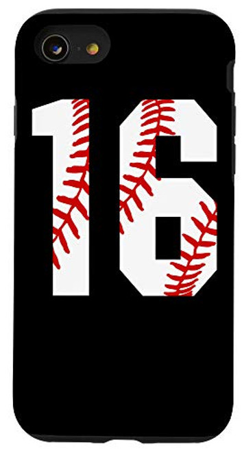 iPhone SE  2020    7   8 Vintage Baseball Mom 16 Jersey Baseball Number 16 Sweet 16 Case