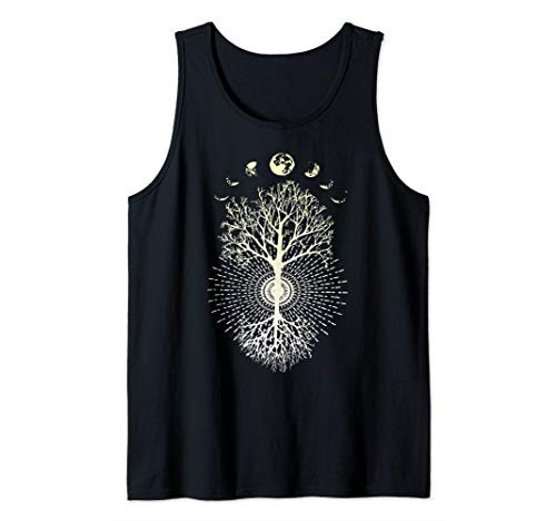 Phases of the Moon Tree Tank Top