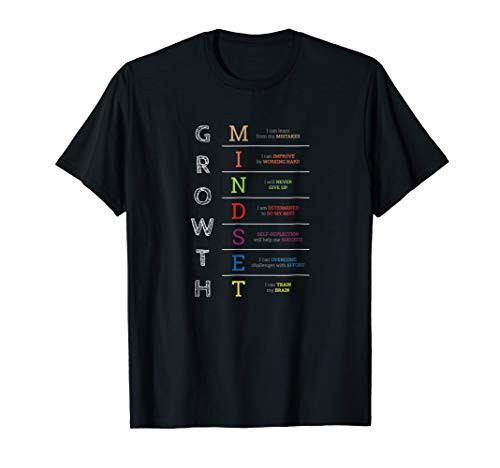 Growth Mindset Motivational Inspirational Fun T-Shirt