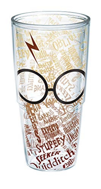 Tervis Harry Potter - Glasses and Scar Insulated Tumbler 24oz - No Lid Clear - Tritan Tervis Harry Potter - Glasses and Scar Insulated Tumbler 24oz - No Lid Clear - Tritan