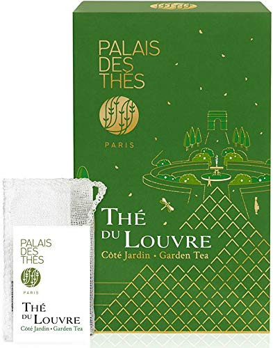 Palais des Thes The du Louvre  Garden  Green Tea with Apple  Plum and Quince  20 Tea Bags