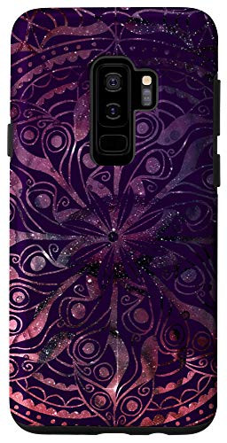 Galaxy S9Plus Galaxy Cosmos Mandala Purple colorful Phone Case