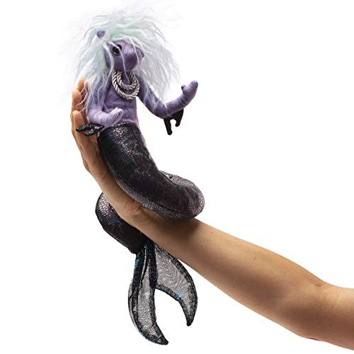 Folkmanis Sea Nymph Finger Puppet  Purple  White  Blue  Black  1 EA