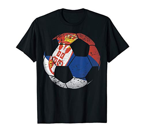 Serbia Soccer Ball Flag Jersey Shirt - Serbian Football Gift Serbia Soccer Ball Flag Jersey Shirt - Serbian Football Gift