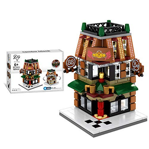 City Construction Building Kit  Model Set and Assembly Toy for Kids and Adults?City bar