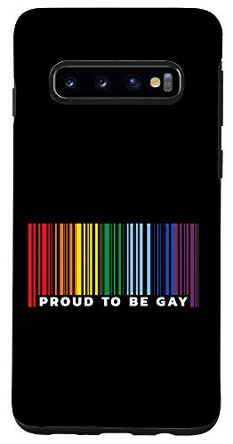 Galaxy S10 Proud Gay Pride Barcode Rainbow LGBT Case