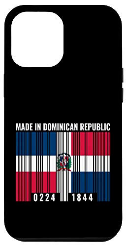iPhone 12 Pro Max Dominican Republic Heritage Dominican Roots Barcode Case
