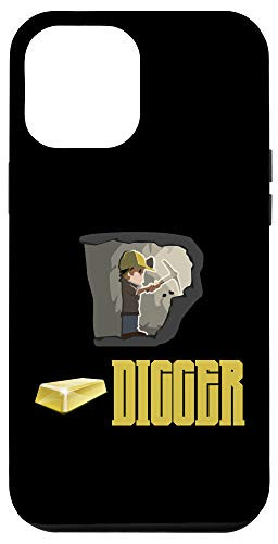 iPhone 12 Pro Max Gold Digger Nugget Mining Gold Bar Miner Miners Panning Case