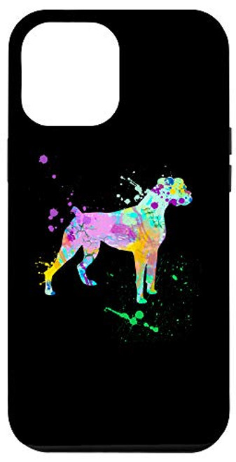iPhone 12 Pro Max Boxer Dog Breed Paint Splatter Art Pet Lovers Owner Gift Case iPhone 12 Pro Max Boxer Dog Breed Paint Splatter Art Pet Lovers Owner Gift Case