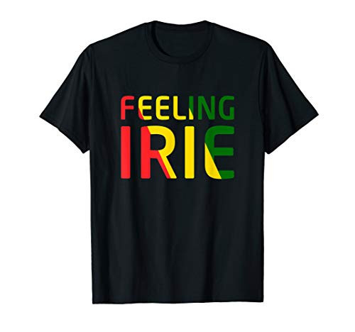Feeling Irie Reggae Jamaica Rasta Music T-Shirt