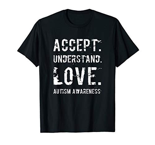 Accept Understand Love Autism Awareness Vintage T-Shirt Accept Understand Love Autism Awareness Vintage T-Shirt