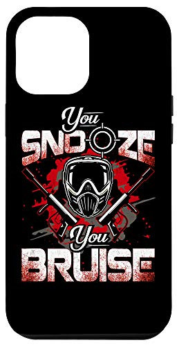 iPhone 12 Pro Max You Snooze You Bruise Tshirt Funny Paintball Shirt Tee Case