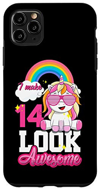 iPhone 11 Pro Max 14th birthday girl awesome cute unicorn gift 14 years old Case iPhone 11 Pro Max 14th birthday girl awesome cute unicorn gift 14 years old Case