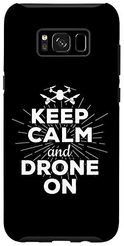Galaxy S8Plus Keep Calm And Drone On Fun Remote Aircraft Geek Case