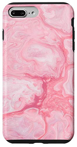 iPhone 7 Plus 8 Plus Abstract Pink Oil Paint Dye Spill Case Cool Trippy Aesthetic Case