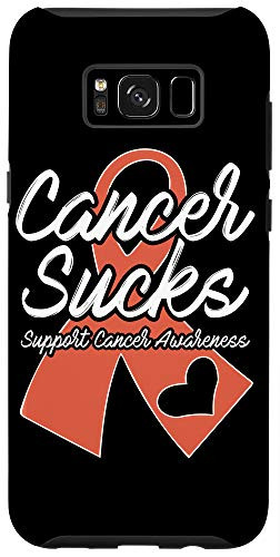 Galaxy S8Plus Kidney Cancer Sucks Orange Support Ribbon Case