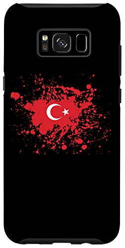 Galaxy S8Plus Flag of Turkey paint splatter Proud Love Case