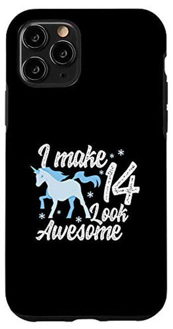 iPhone 11 Pro 14th birthday girl awesome cute unicorn gift 14 years old Case iPhone 11 Pro 14th birthday girl awesome cute unicorn gift 14 years old Case