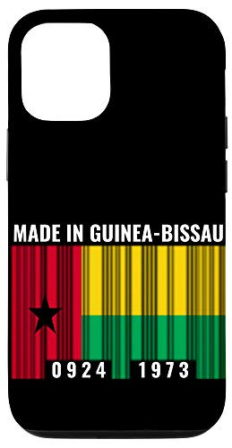 iPhone 12 12 Pro Guinea-Bissau Heritage Guinea-Bissauan Roots Barcode Case
