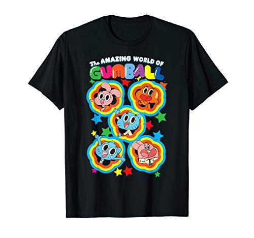 CN The Amazing World Of Gumball Group Shot Rainbows T-Shirt