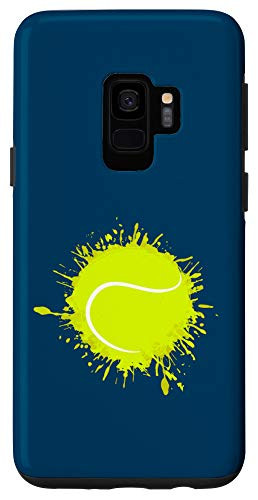 Galaxy S9 Tennis Ball Arty Paint Splash For Tennis Lovers Case