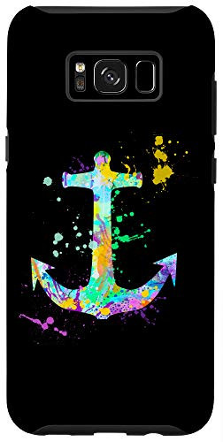 Galaxy S8Plus Anchor Boat Sailing Nautical Paint Splatter Art Splash Gift Case