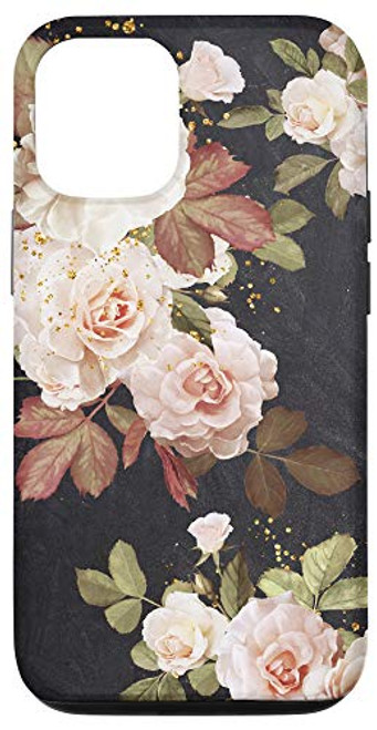 iPhone 12 12 Pro Blush Pink Rose Floral Pattern Botanical Garden Case iPhone 12 12 Pro Blush Pink Rose Floral Pattern Botanical Garden Case