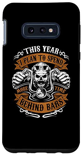 Galaxy S10e Motorcycle Gift Biker Plan To Spend More Time Behind Bars Case