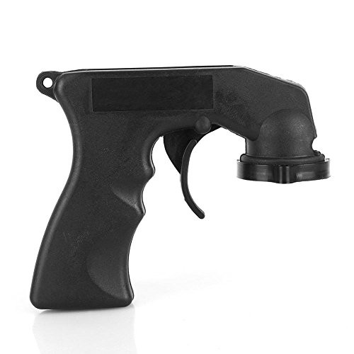Paint Spray Gun Handle, Keenso Aerosol Spray Tool Handle Adaptor with Full Grip Trigger Locking Collar Car Maintenance