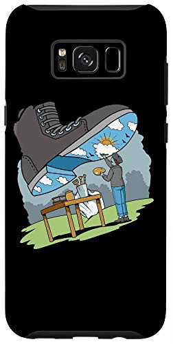 Galaxy S8Plus Painter paints the totalitarian shoe coming from the sky Case