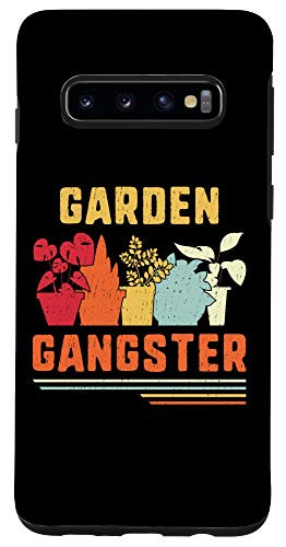 Galaxy S10 Vintage Garden Gangster Humor Gardening Shirt for Gardeners Case