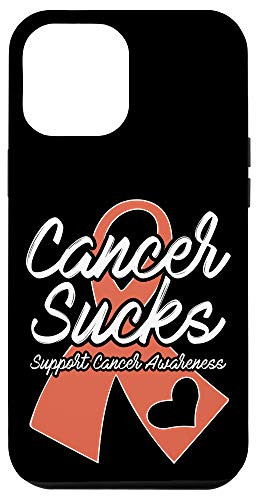iPhone 12 Pro Max Leukemia Blood Cancer Sucks Orange Support Ribbon Case
