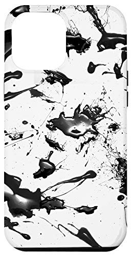 iPhone 12 Pro Max Splattered Paint Design Spray Paint Drippy Paint Splatter Case