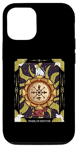 iPhone 12 12 Pro Tarot Card Wheel of Fortune Major Arcana Design Gift Case