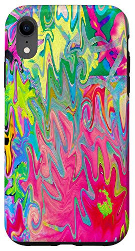 iPhone XR Colorful Flower Garden Abstract Collage Case