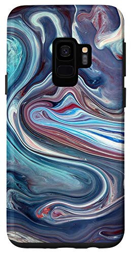 Galaxy S9 Trippy Psychedelic Paint Drip galaxy colors gift phone Case