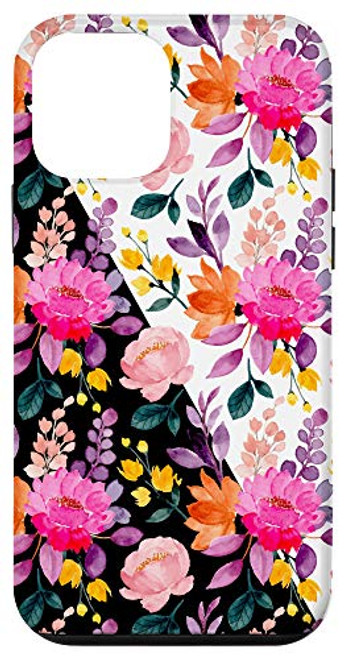 iPhone 12 mini Watercolor Flowers Bouquet Floral Pattern Botanical Garden Case iPhone 12 mini Watercolor Flowers Bouquet Floral Pattern Botanical Garden Case