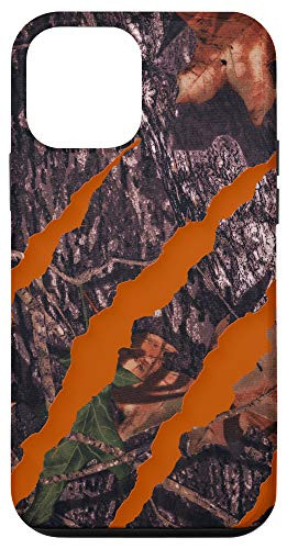 iPhone 12 mini Tree Moss Camouflage Orange and Camo Case