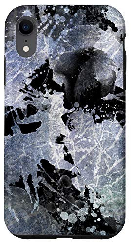 iPhone XR Splattered Paint Design Spray Paint Drippy Paint Splatter Case