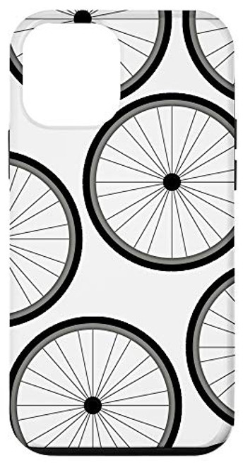 iPhone 12 mini BADADA bicycle bike wheels pattern for cyclist and bikers Case iPhone 12 mini BADADA bicycle bike wheels pattern for cyclist and bikers Case