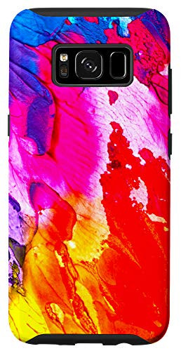 Galaxy S8 BADADA Watercolor Paint Yellow Blue Red Purple Case